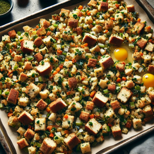 Sheet Pan Stuffing: The Perfect Holiday Side Dish