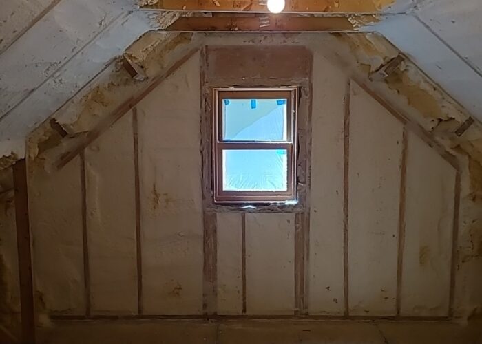 Before: Converting an Attic Into A Functional Office