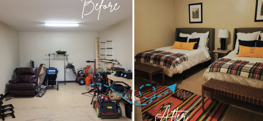 Remodeling Project: Transforming a Garage into a Cozy Bedroom