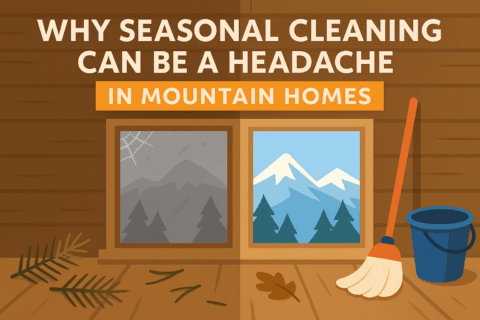 Why Seasonal Cleaning Can Be a Headache in Mountain Homes