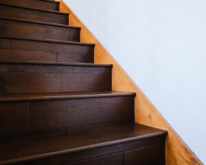 Hardwood Floor & Metal Railing Remodel Fraser Mountain Home