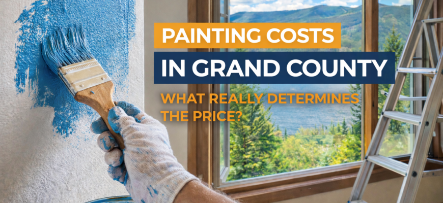 Painting Costs in Grand County: What Actually Affects the Price