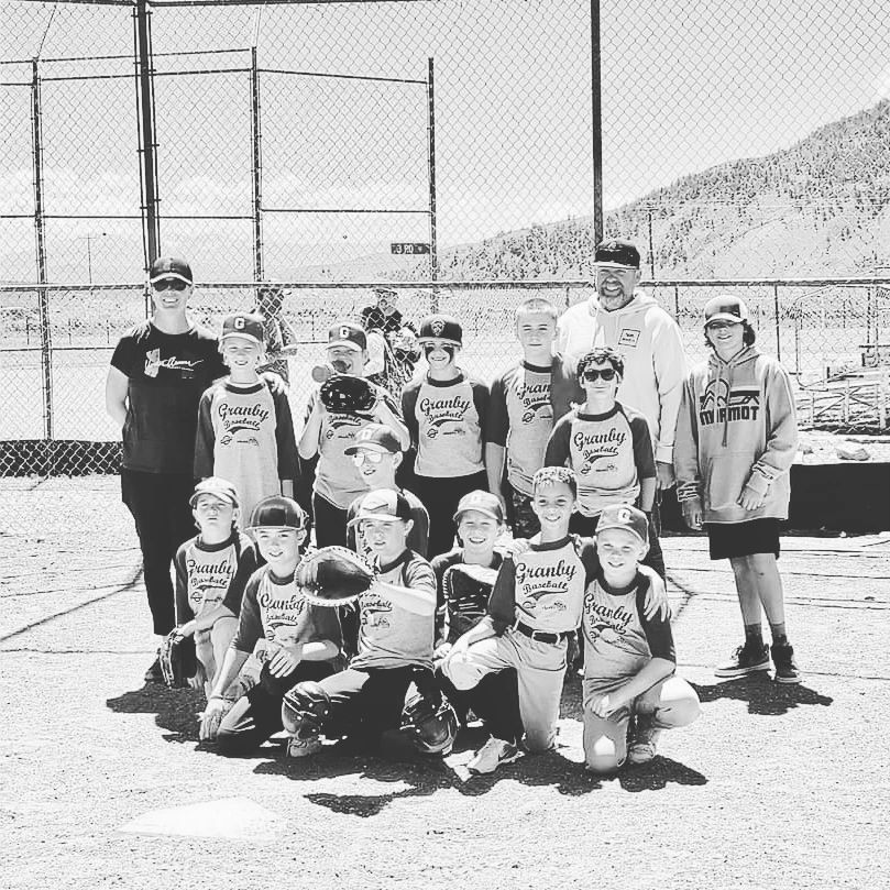 Granby Little League Bandits softball team on opening day