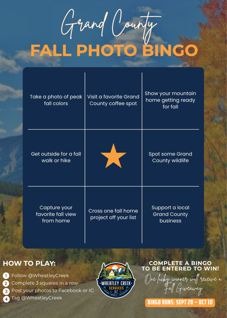 Fall Photo Bingo