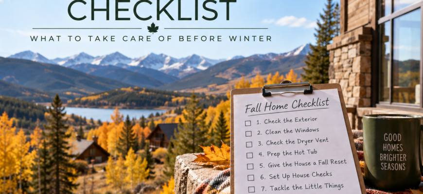 The Grand County Fall Home Checklist: What to Take Care of Before Winter